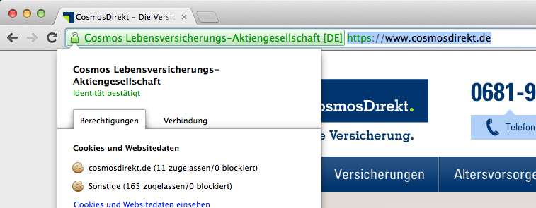 Extended Validation SSL Zertifikat