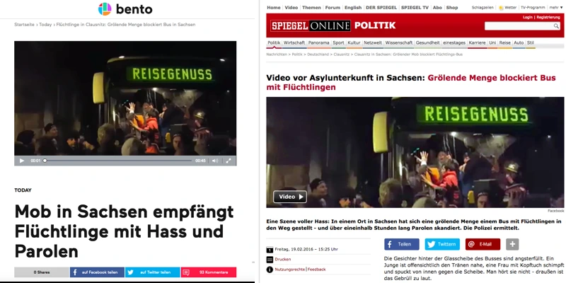 Beispiel von externem DC durch Spiegel und Bento